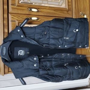 Dollhouse Women's Size L/G Black Vest Zipper and snap closure